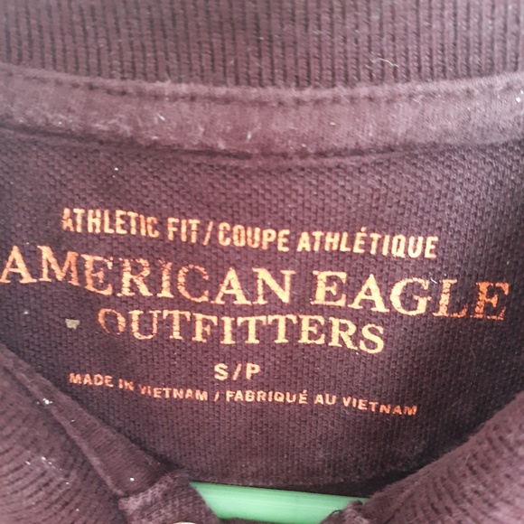 American Eagle Maroon Small Polo - Picture 5 of 5